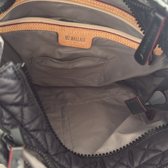 MZ WALLACE Parker Black Quilted Shoulder Bag NWT - Picture 7 of 11